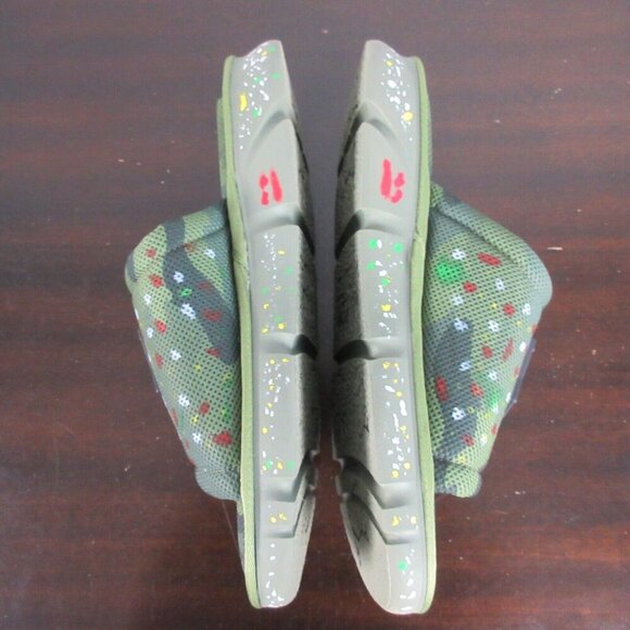 Naked Wolfe Vegas Logo Embossed Mesh Army Camo Sandals Slide 11 US Unisex 450 - Picture 5 of 8